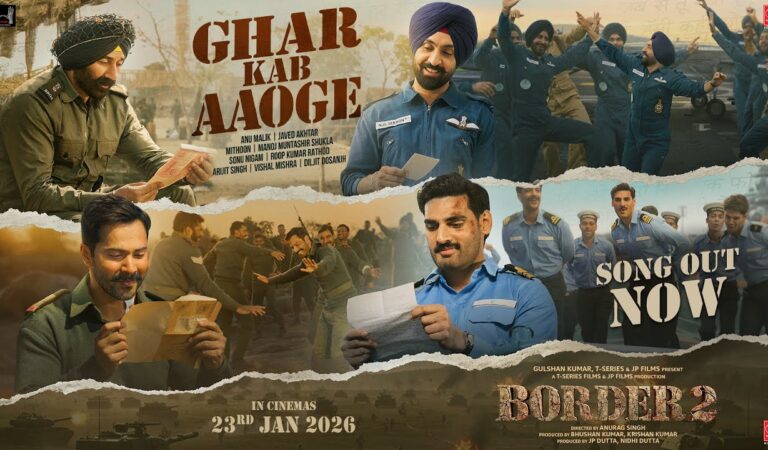 BORDER 2: Ghar Kab Aaoge | Sunny Deol | Anu,Mithoon, Sonu, Roop, Arijit, Vishal, Diljit, Javed,Manoj