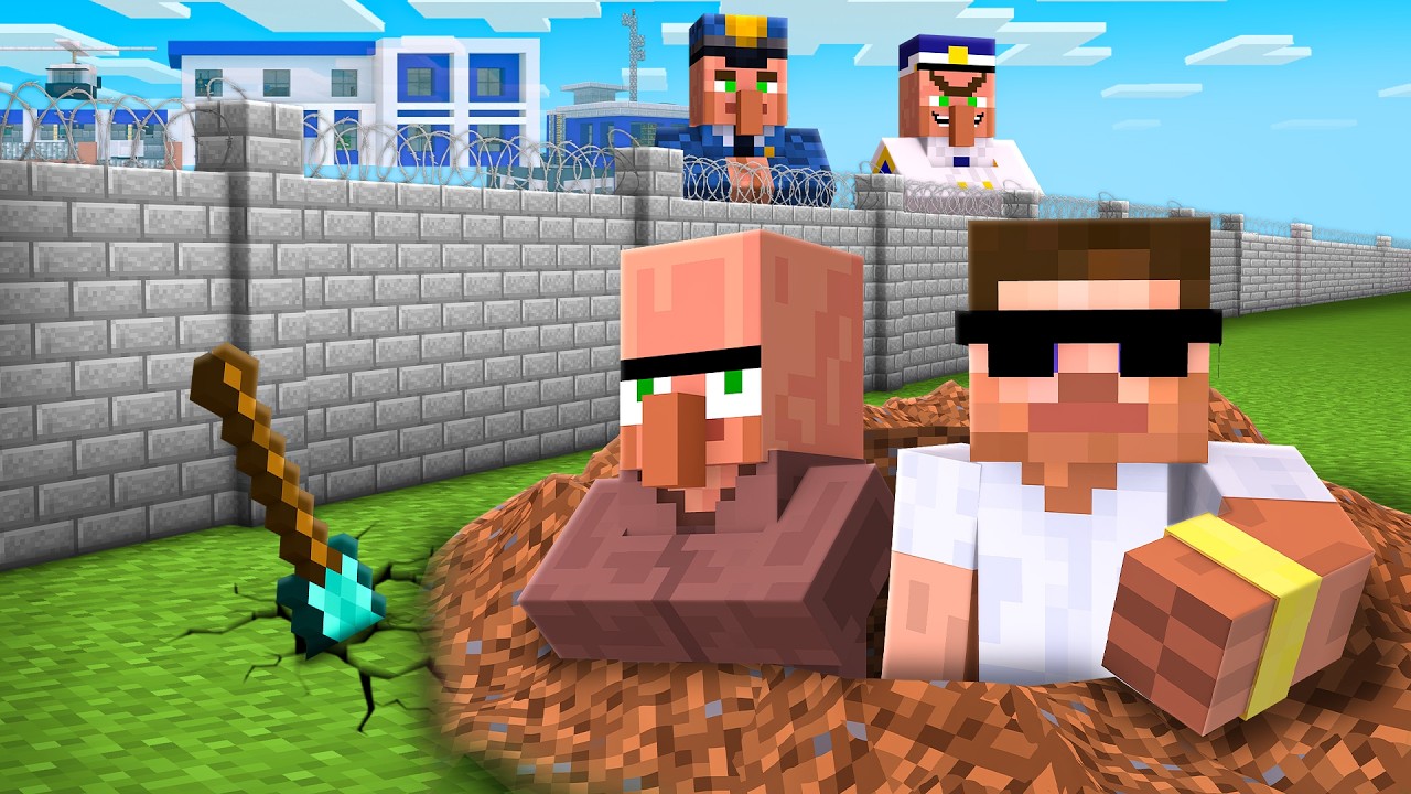 DIGGING TUNNEL TO ESCAPE THE STRONGEST PRISON!