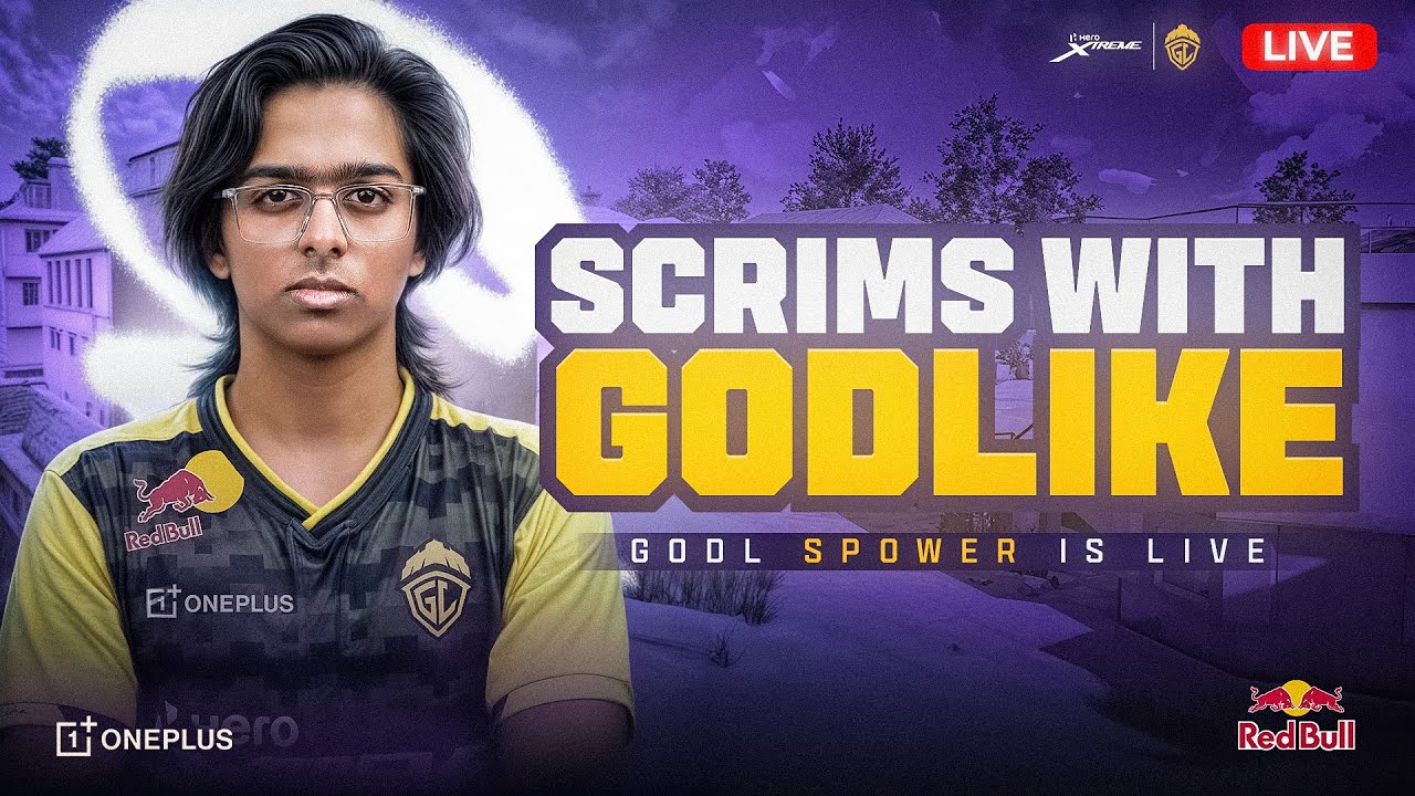 FIRST STREAM OF 2026 💛 WITH TEAM GODLIKE   | BGMI | SPOWER