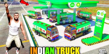 Franklin & Shinchan Buy Jio TATA Tanker And Open  Jio Petrol Pump in GTA 5