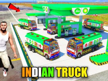 Franklin & Shinchan Buy Jio TATA Tanker And Open  Jio Petrol Pump in GTA 5