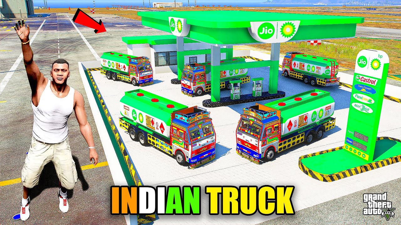Franklin & Shinchan Buy Jio TATA Tanker And Open  Jio Petrol Pump in GTA 5