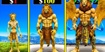 $1 LION to $1,000,000 GOD LION in GTA 5
