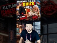 $1 Trillion RICH Elon Musk SUDDENLY QUITS India! No Tesla Factory Plans in India Now #shorts