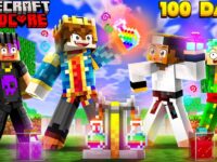 100 Days But You Can CRAFT SUPER OP POTION In Hardcore Minecraft 😱