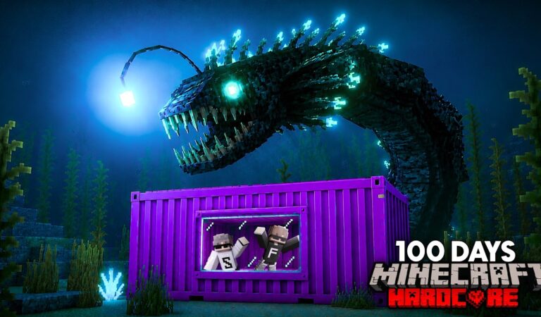 100 Days in a CONTAINER But We Are Underwater!