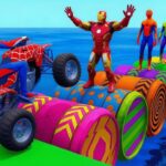 الرجل العنكبوت انقاذ باتمان Spider-Man Rescue batman vs iron man vs venom funny Game GTA 5 superhero