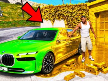 Anything Franklin Touches Converts into Gold in GTA 5 | SHINCHAN and CHOP