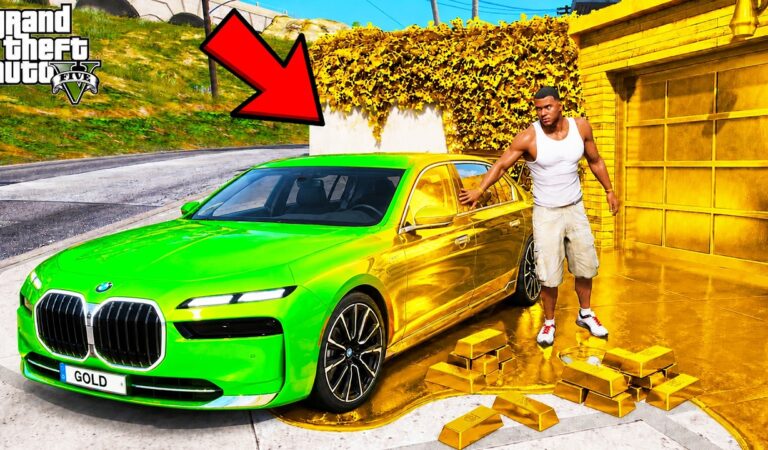 Anything Franklin Touches Converts into Gold in GTA 5 | SHINCHAN and CHOP