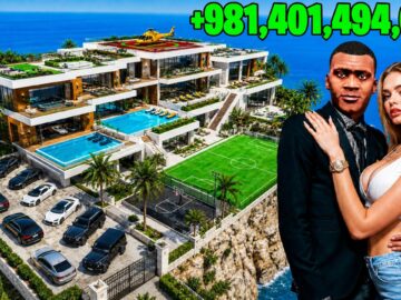 Anything Franklin Touches Turns into Diamond in GTA 5 | SHINCHAN and CHOP