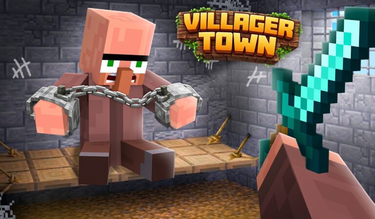 ESCAPING PRISON IN VILLAGER TOWN [Ep-4]