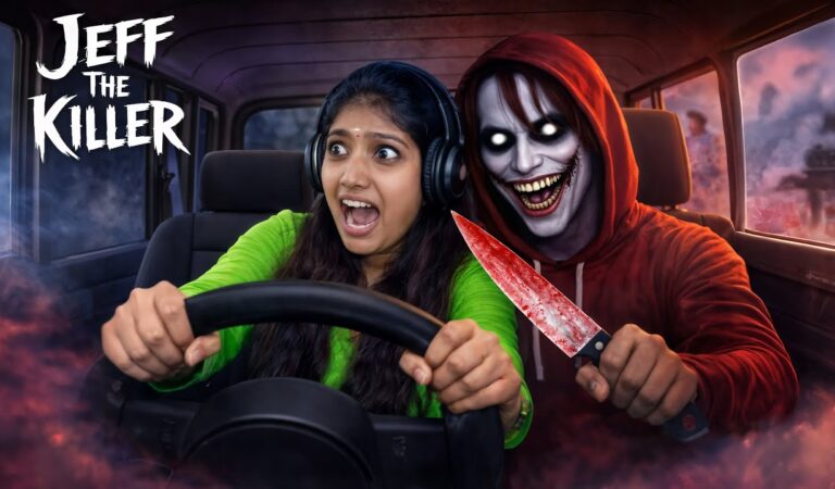 Epic Car Escape from Jeff the Killer’s Haunted House 😱!