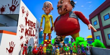 FRANKLIN PLAY HIDE AND KILL WITH MOTU PATLU FRIENDS IN INDIAN BIKES DRIVING 3D #indianbikedriving3d