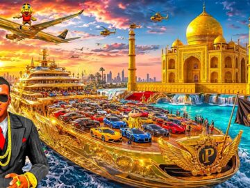 FRANKLIN'S Become BILLIONAIRE!!! Diamond & Gold Life in GTA 5 | GTA 5 Telugu Gameplay