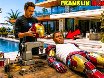 Franklin Become IRONMAN To Save Shinchan & Avengers In GTA 5
