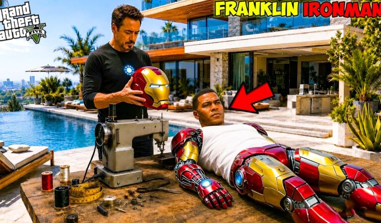 Franklin Become IRONMAN To Save Shinchan & Avengers In GTA 5