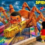 Franklin Changed into Mutant Spider Monster Because of Shinchan😱 Most Shocking Life Story