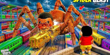 Franklin Changed into Mutant Spider Monster Because of Shinchan😱 Most Shocking Life Story