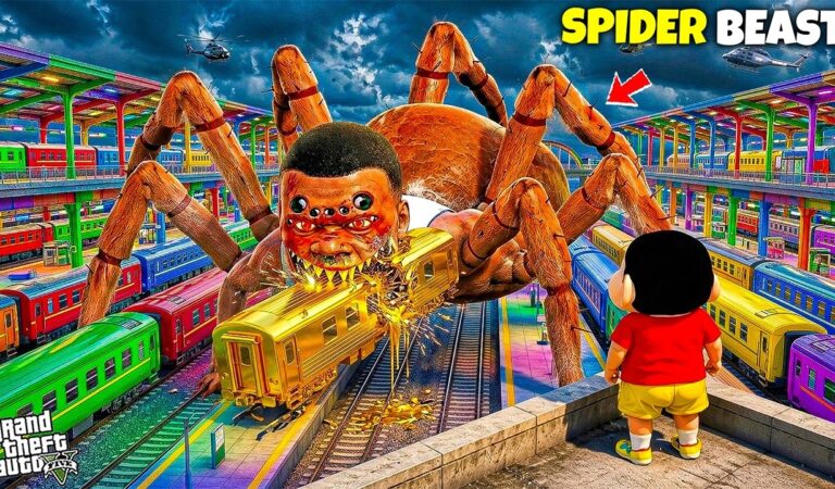 Franklin Changed into Mutant Spider Monster Because of Shinchan😱 Most Shocking Life Story
