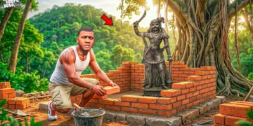 Franklin & Chithappu Build Karupaasamy New Temple in Gta 5
