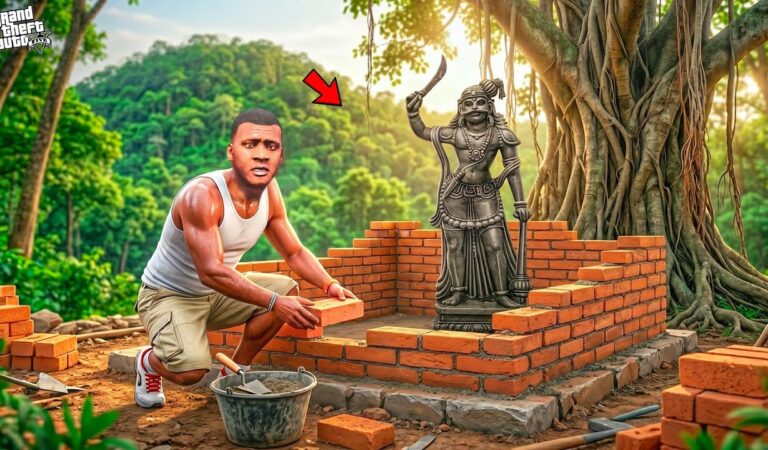 Franklin & Chithappu Build Karupaasamy New Temple in Gta 5