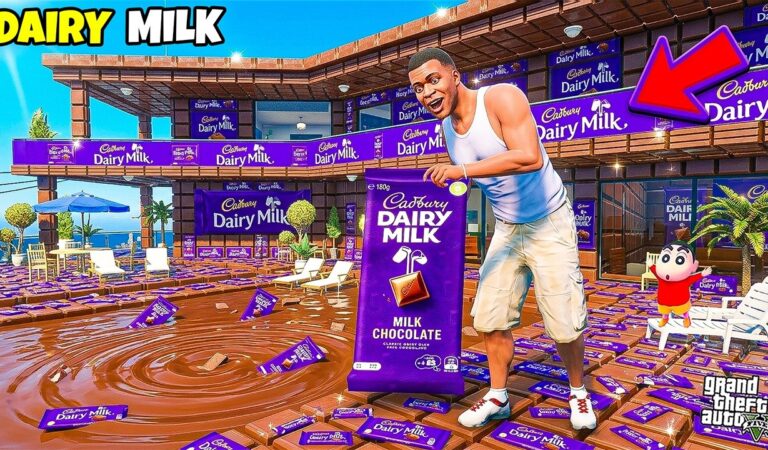 Franklin Finally Filled His House With Giant DAIRY MILK Chocolates🍫😋