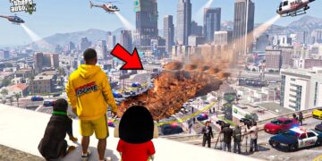 Franklin Found Giant Footprint in GTA 5 !
