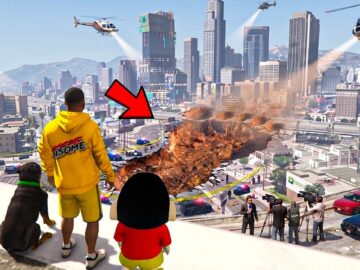 Franklin Found Giant Footprint in GTA 5 !