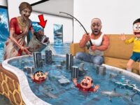 Franklin Found Tiny city in Pool in Indian Bike Driving 3D