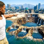 Franklin Found a NEW Giant Mysterious Footprint in GTA 5 | Dhanu Dino