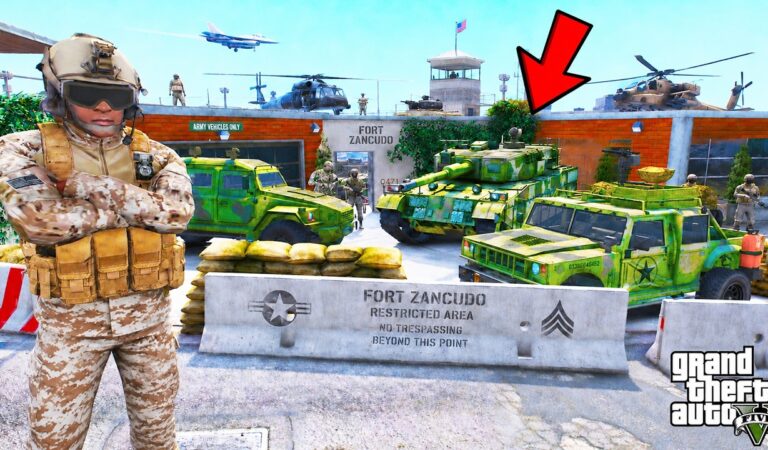 Franklin Turned His House Into a Military Base in GTA 5 | SHINCHAN and CHOP