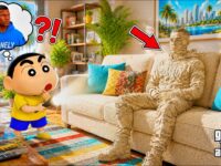 Franklin and Shinchan Plays MECCHA CHAMELEON in GTA 5!