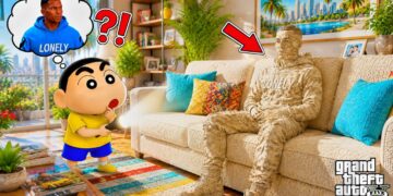 Franklin and Shinchan Plays MECCHA CHAMELEON in GTA 5!