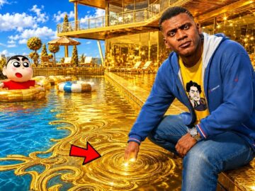 Franklin and Shinchan Touch Anything Turns Into Gold In GTA 5 | Paradox FTW