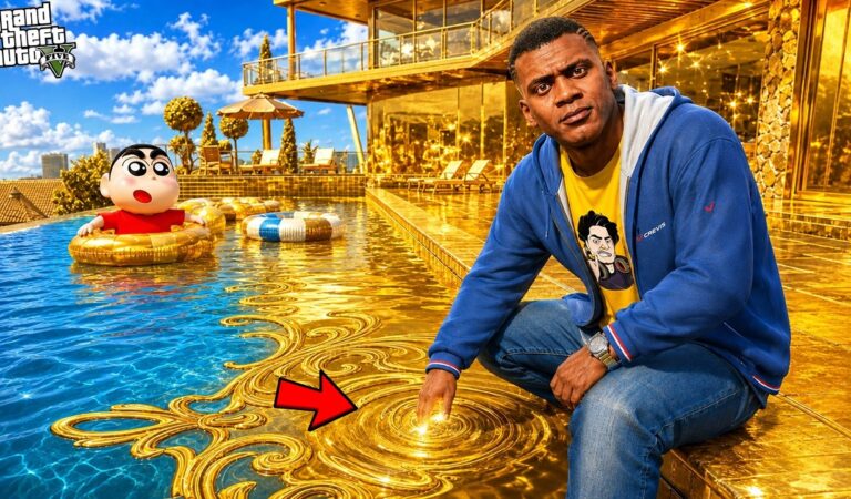 Franklin and Shinchan Touch Anything Turns Into Gold In GTA 5 | Paradox FTW