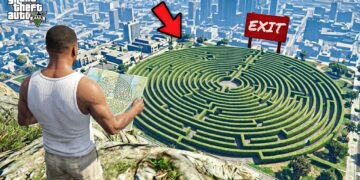 GTA 5 : Franklin Solving The Hardest Maze Of Los Santos In GTA 5 ! (GTA 5 Mods)