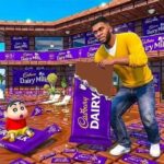 GTA5 | 🥛 Shinchan Filled Franklin's House With Dairy Milk! 😱 | Malayalam Story