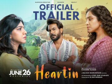 Heartin Trailer | Sananth | Madonna Sebastian | Emaya T | Rajesh Murugesan | Kishore Kumar