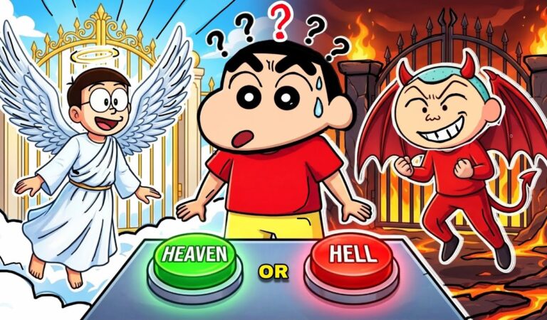 Hell Or Heaven Challenge In Shinchan Vs Masao 😯