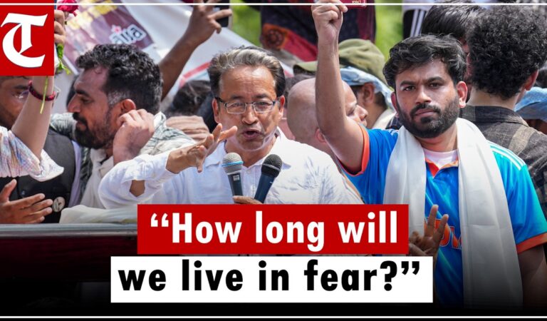 “How Long Will We Live in Fear?” Abhijeet Dipke as Sonam Wangchuk Joins CJP Protest