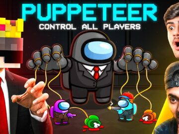 I Became a PUPPETEER and CONTROLLED EVERYONE in AMONG US!