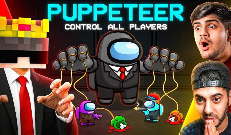 I Became a PUPPETEER and CONTROLLED EVERYONE in AMONG US!