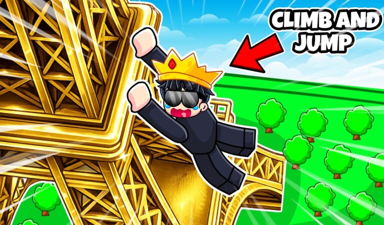 I Became a TRILLIONAIRE in CLIMB AND JUMP TOWER Roblox
