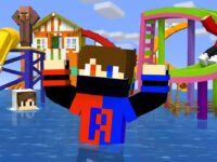 I Built A Waterpark in Minecraft!