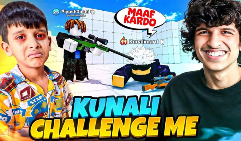 I Challenged Kunali in Roblox Sniper Arena!😍