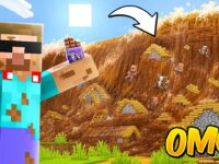 I Flooded My Entire World with Chocolate in Minecraft!
