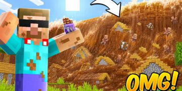 I Flooded My Entire World with Chocolate in Minecraft!