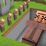 I Found a BURIED VILLAGER in a HOLE in Minecraft