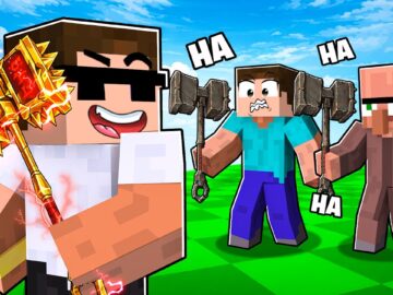 I PRETENDED AS A NOOB THEN USED OP MACE IN ROBLOX !!