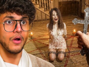 I Performed Real Exorcism of a Possessed Girl (Spiritus Sancti Horror Game)